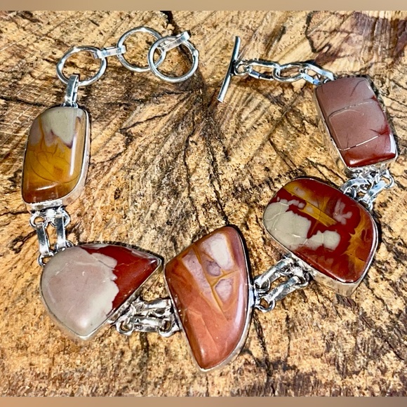 Australian Noreena Jasper Bracelet 7 1/2” - 8 1/2” - Picture 7 of 8